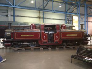 A train with two engines, so that it could be driven either way around