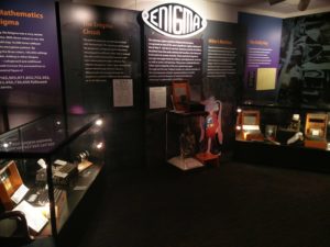 A selection of Enigma machines