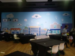 Even more artwork that was on the walls of the competition hall